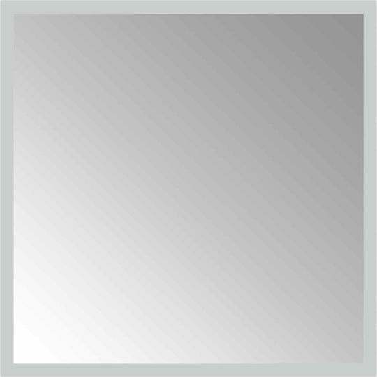 vidaXL Badezimmerspiegel Led 40x40cm Transparent