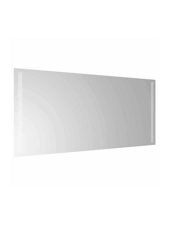 vidaXL Badezimmerspiegel Led 90x40cm Transparent