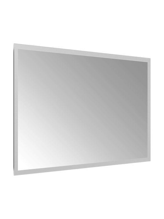 vidaXL Badezimmerspiegel Led 60x40cm Transparent