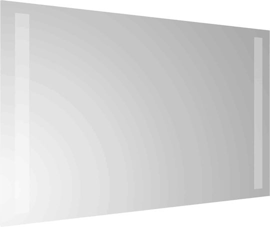 vidaXL Καθρέπτης Μπάνιου Led 60x30cm Διάφανος
