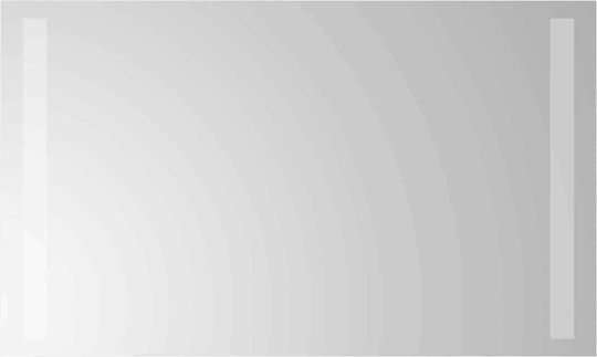 vidaXL Καθρέπτης Μπάνιου Led 60x30cm Διάφανος