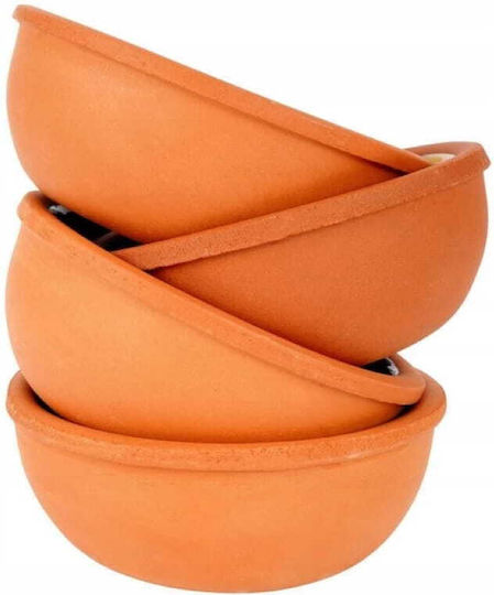 Excellent Houseware Servierschüssel Rund Keramik mit Durchmesser 10.4cm 4Stück