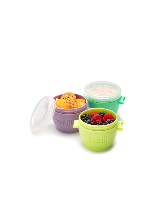 Melii Cutie pentru Mâncare Plastic Multicolor 118ml 4buc