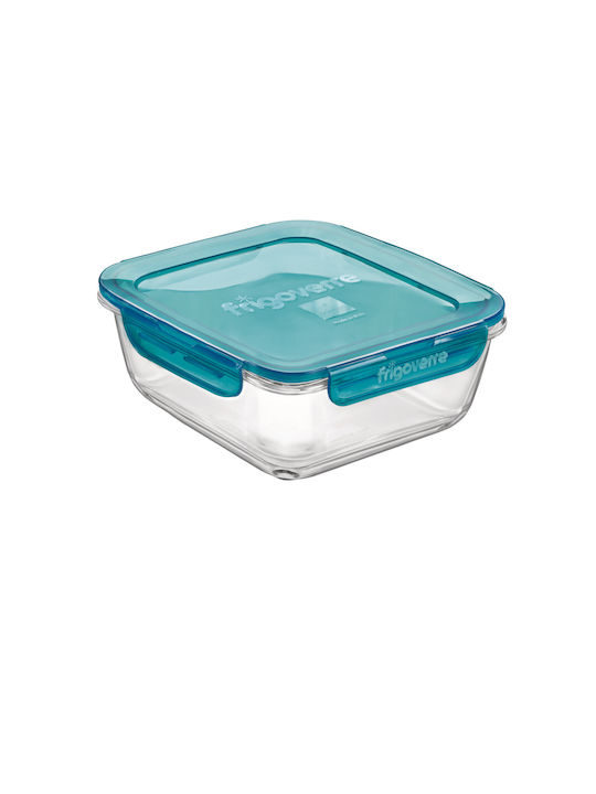 Bormioli Rocco Microwave Glass Lunch Box Frigoverre Evolution Blue 1400ml