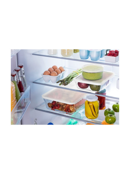 Pyrex Microwave Glass Lunch Box White 1500ml