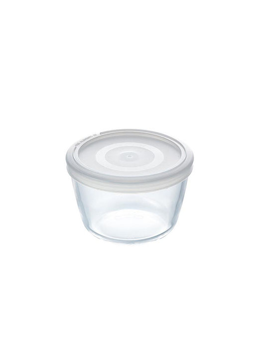 Pyrex C&F Δοχείο Φαγητού Γυάλινο Λευκό 1.1lt