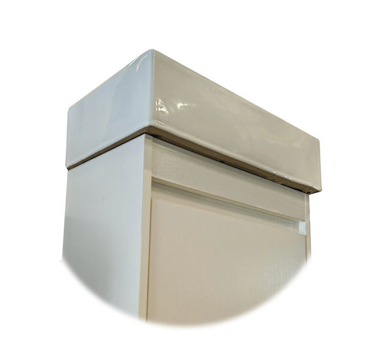 Martin Blat cu Lavoar L45xW26xH43cm Alb
