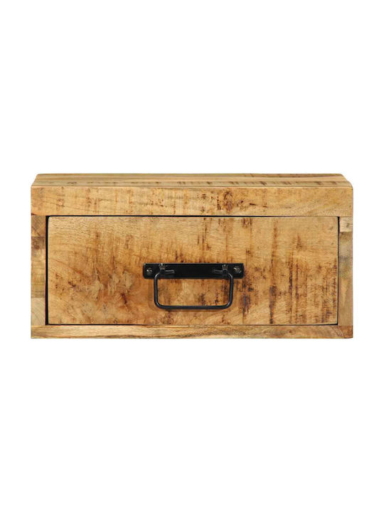 Bedside Tables Made of Solid Brown Wood 2 Pieces 40x30x19cm