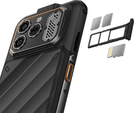 RugOne Xever 8 (8/256GB) Ανθεκτικό Smartphone Μαύρο