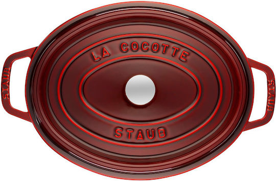 Staub La Cocotte Гастрономически Съд Овален Чугунен 29x29см 4.2л