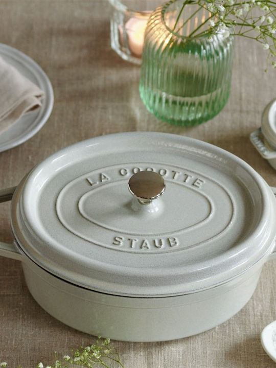 Staub Γάστρα Οβάλ Μαντεμένια 33x40cm 6.7lt