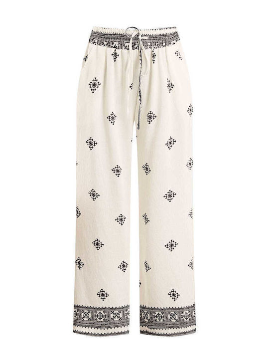 Celestino Damenhose Imprägniert Loose Fit Beige Hell