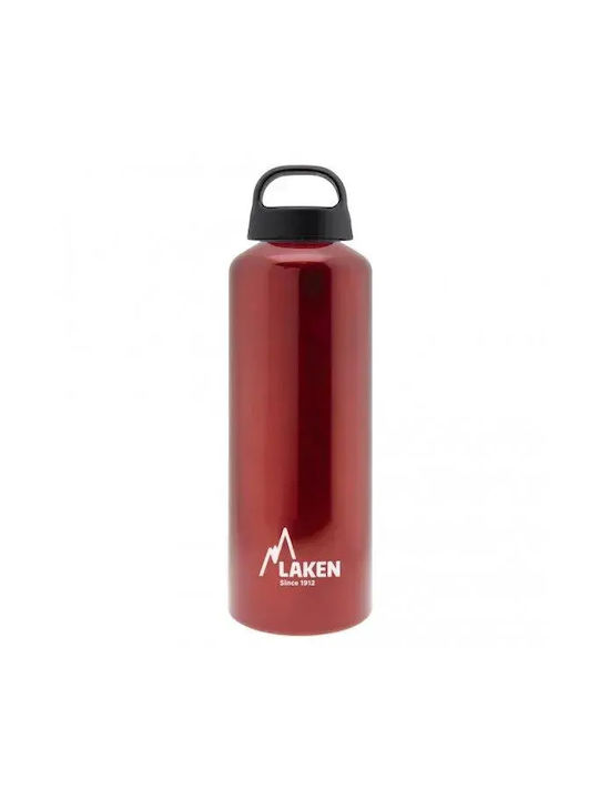 Laken Classic Water Bottle Aluminum 600ml Red