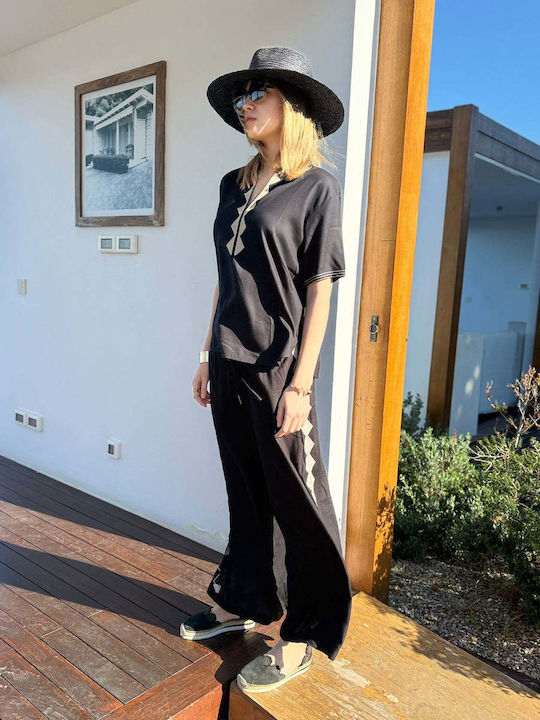 Women's Arianne Co-ord Set Set with Trousers in Relaxed Fit