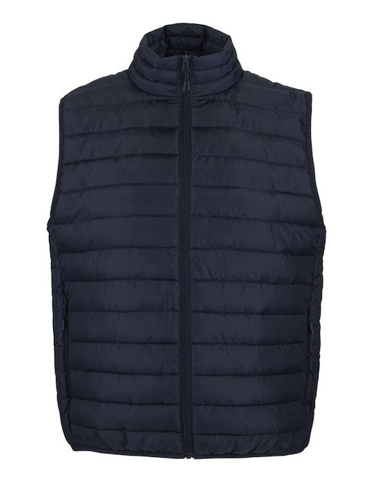 Sleeveless Puffer Jacket French Navy