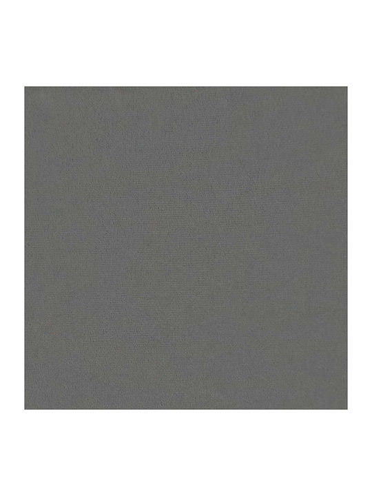 Πολυθρόνα Βελούδινη Σκούρο Γκρι 70x70x82cm