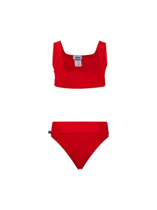 Rot Bustier für Pole Dance