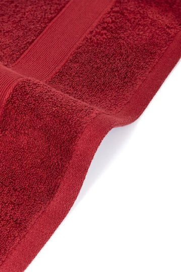 Biokarpet Naf Naf Bonjour Badetücher Tiefrot 50x100