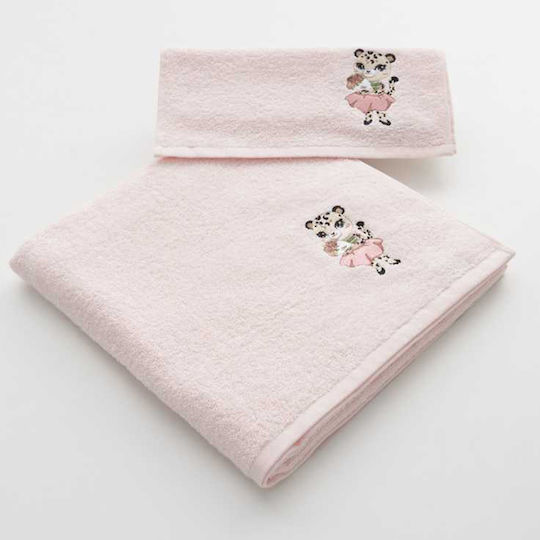 Vesta Home Pink Hand Towels 2 Pieces Weight 400gsm