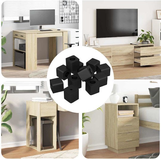 Vidaxl Κρατητής Συρταριού 6792 Pcs Μαύρο 15 X 15 X 15mm Pp Κοπλυμερές
