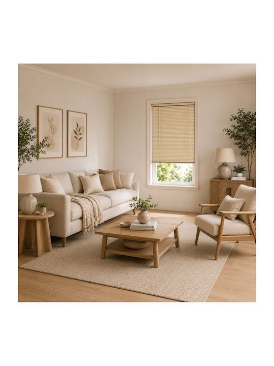 MRShome Aluminum Shading Blind In Beige Colour W120xH140cm