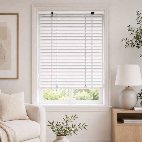 MRShome Aluminum White Blind 140x140 cm DRV-WH140140