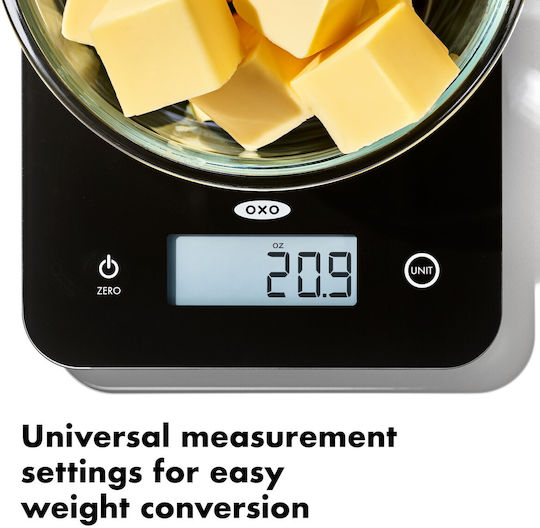 OXO Digitale Küchenwaage bis 5kg Schwarze