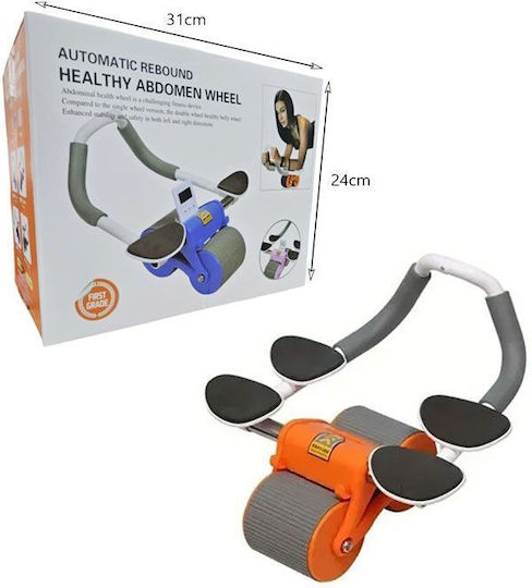 Abdominal Exercise Wheel – Automatic Rebound Healthy Abdomen Wheel Orange