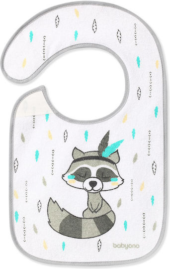 Babyono Waterproof Fabric Baby Bib with Hoop & Loop Fastener for 6 m+