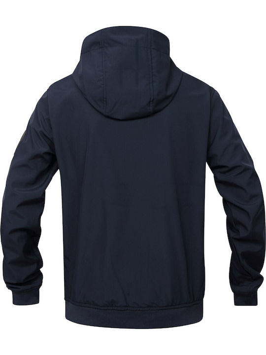 Winter Jacket Softshell Waterproof and Windproof Navy Blazer