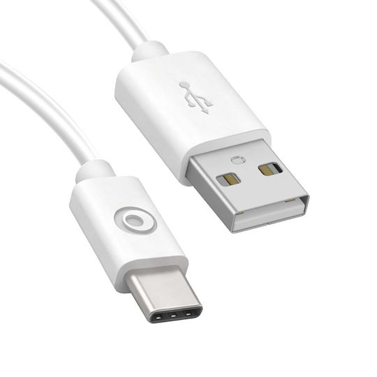 BigBen Connected Φορτιστής με Θύρα USB-A και Καλώδιο USB-C 12W Λευκός