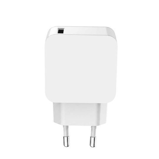 BigBen Connected Φορτιστής με Θύρα USB-A και Καλώδιο USB-C 12W Λευκός