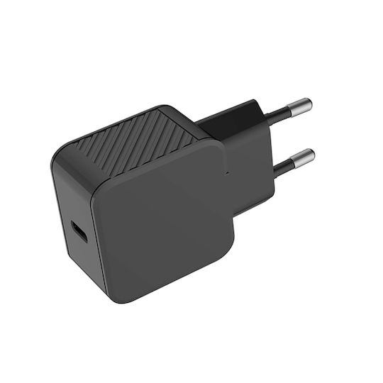 BigBen Connected Зарядно Устройство с USB-C Порт и Кабел USB-C - USB-C 25W Power Delivery Черно