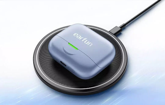 Earfun Air Pro 4+ In-ear Bluetooth Handsfree Earphones with Sweat Resistance and Charging Case Blue