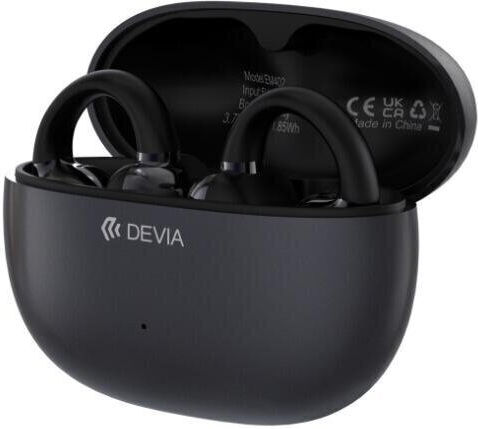 Devia EM402 Pro2 In-Ear Bluetooth-Freisprecheinrichtung Kopfhörer mit Ladeetui Schwarz