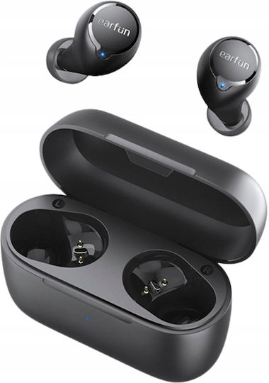 Earfun Free 2S In ear Bluetooth хендсфри Слушалки с Кутийка за Зареждане Черен