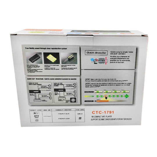 PerVoi Radio Auto (1 DIN) (Bluetooth)