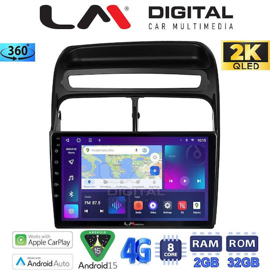 LM Digital Car Audio System for Fiat Grande Punto / Linea 2007>2011 (Bluetooth/USB/WiFi/GPS/Apple-Carplay/Android-Auto)