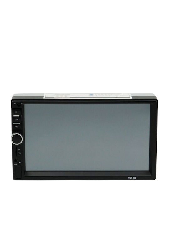 Car Audio System 2 DIN Bluetooth USB AUX Wi-Fi GPS Apple CarPlay Android Auto with 7 Inch Touch Screen