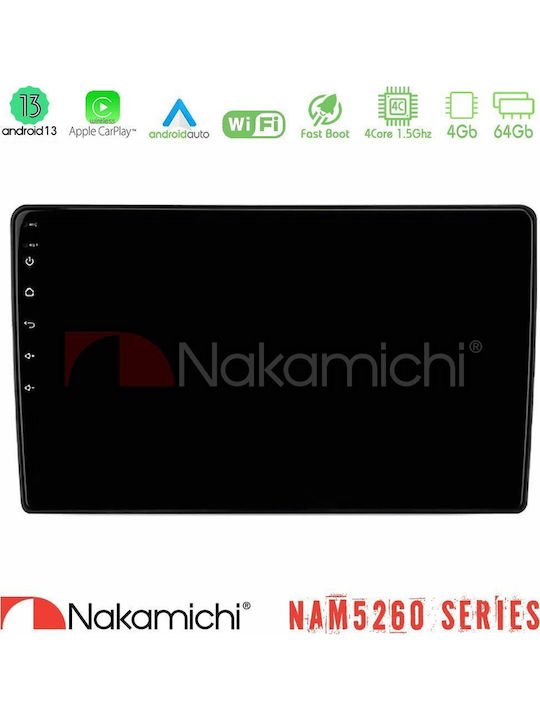 Nakamichi Auto-Audiosystem Für Suzuki Grand Vitara 2003-2005 Mit Touchscreen 9" (Bluetooth/USB/AUX/Eingebautes Wi-Fi / 3G/GPS/Apple CarPlay/Android Auto)