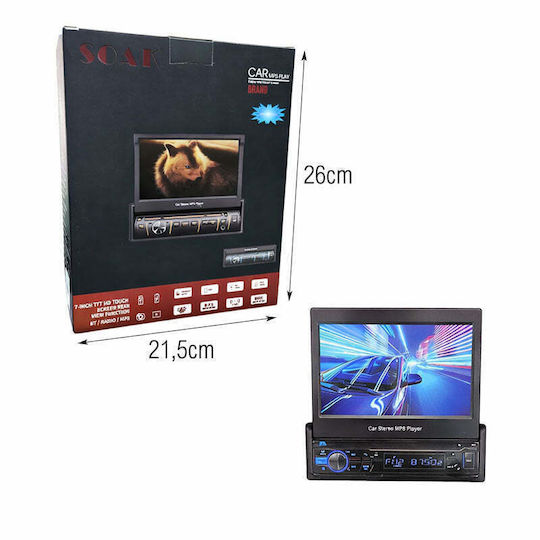Auto-Audiosystem 2DIN (Bluetooth/USB/AUX) mit Touchscreen 7"