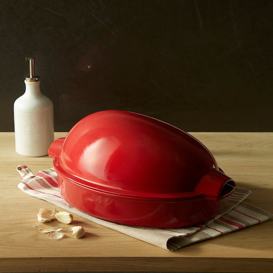Emile Henry Cratiță Ovală Ceramică 41.5x27.5cm 4lt