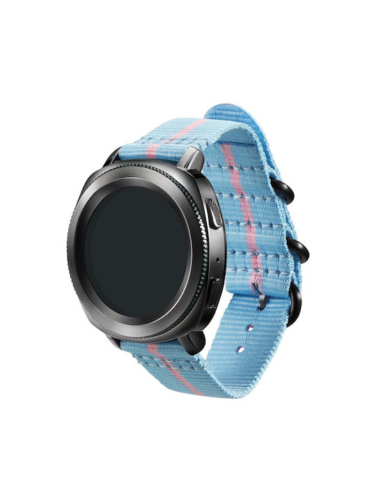Samsung Armband Stoff Blau (Samsung Gear Sport)