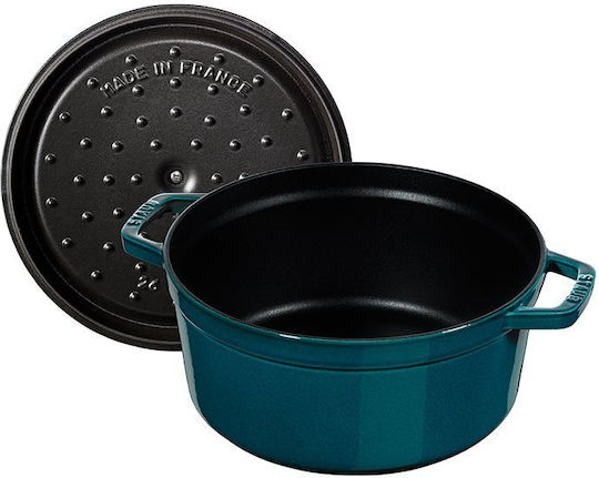 Staub La Mer Round Cast Iron Dutch Oven 28x28cm 7lt