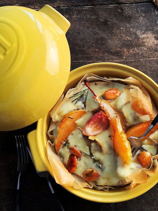 Emile Henry Round Ceramic Dutch Oven 17.5cm 0.55lt