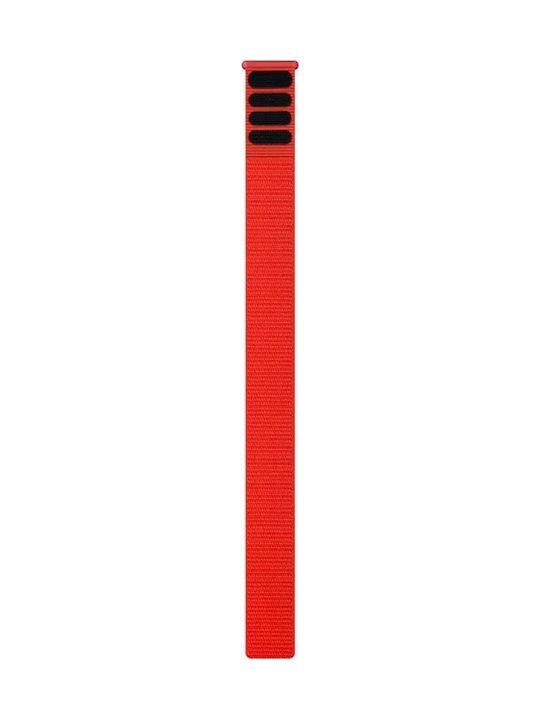 Garmin Strap Fabric Red (Garmin Ultrafit Nylon 26 Flame Red)