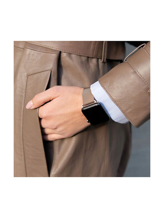 Burga Elegance Armband Rostfreier Stahl Gold (Apple Watch 42/44 mm, Burga)