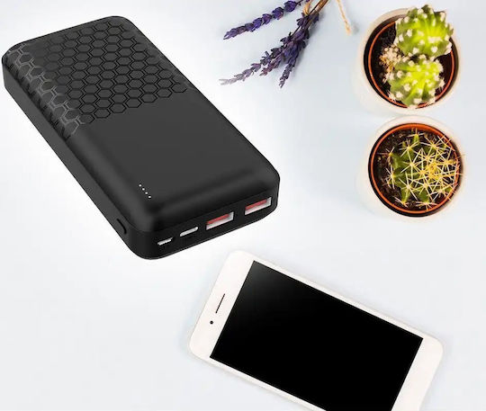 Platinet Power Bank 20000mAh Power Delivery / Quick Charge Black