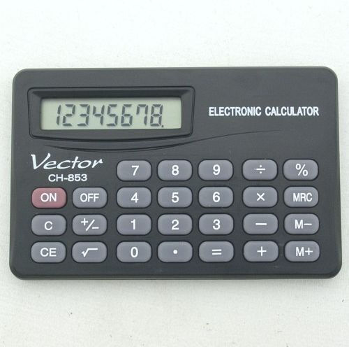 Vector Calculator Pocket in Black Color 1pcs