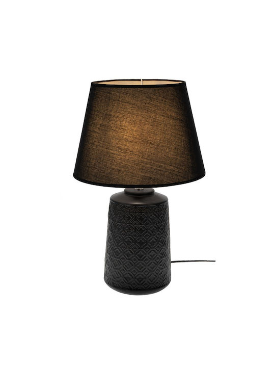 Iliadis Ceramic Table Lamp with Black Shade